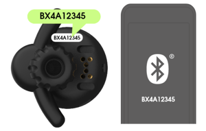 端末とBONXイヤフォンのペアリング